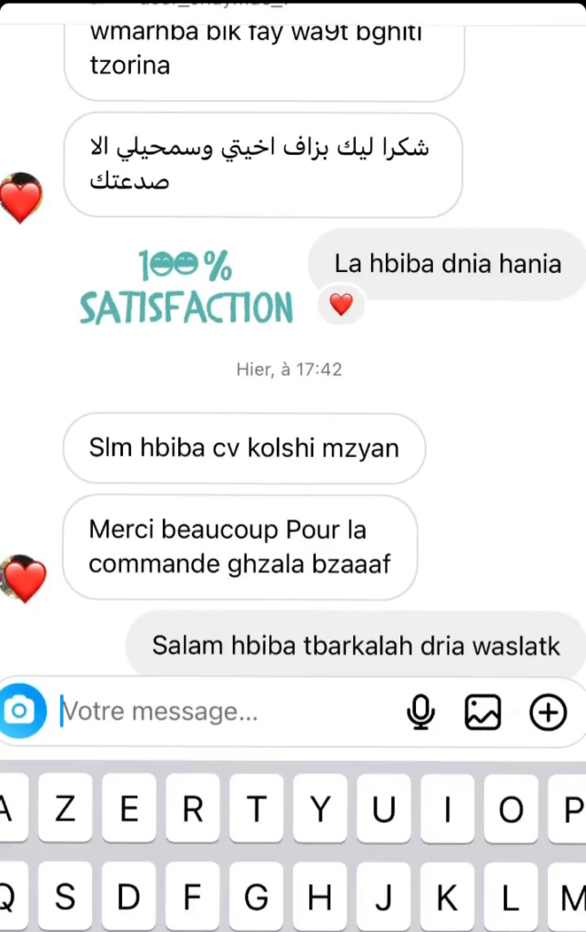 Conversation amicale avec des remerciements